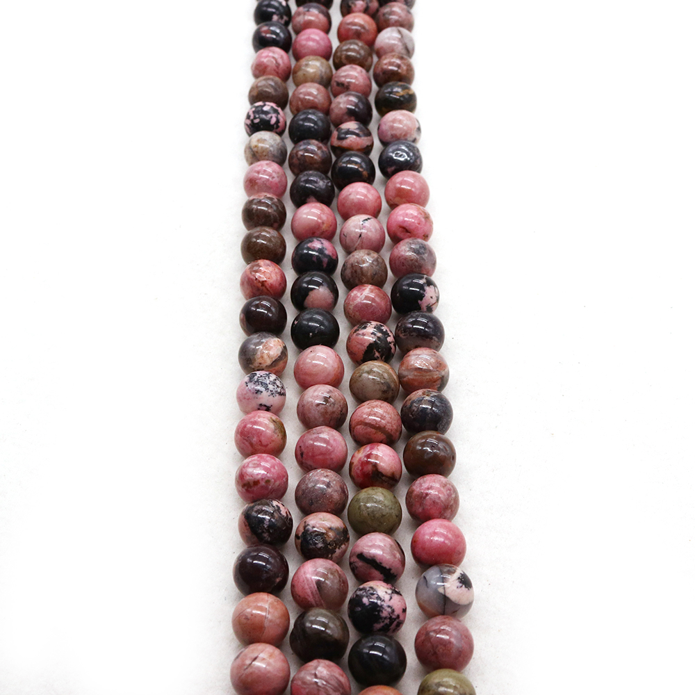 Jewelry Making Ideas With Beads - 4-12mm Chinese Rhodolite Beads Single Strand