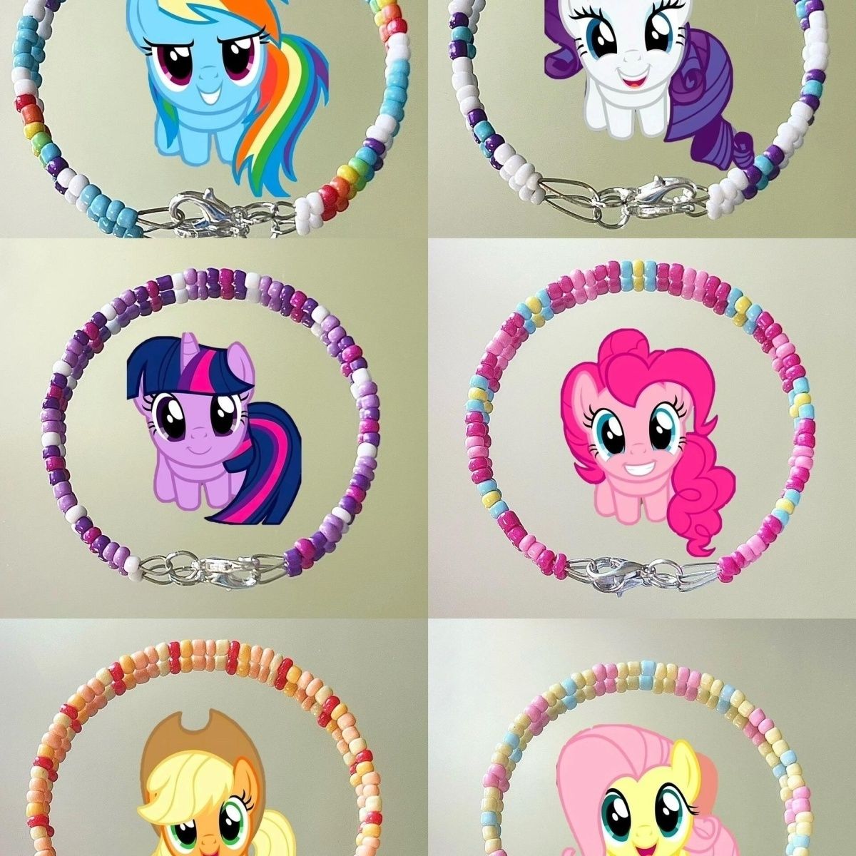 Jewelry Making - My Little Pony colorful rice bead
