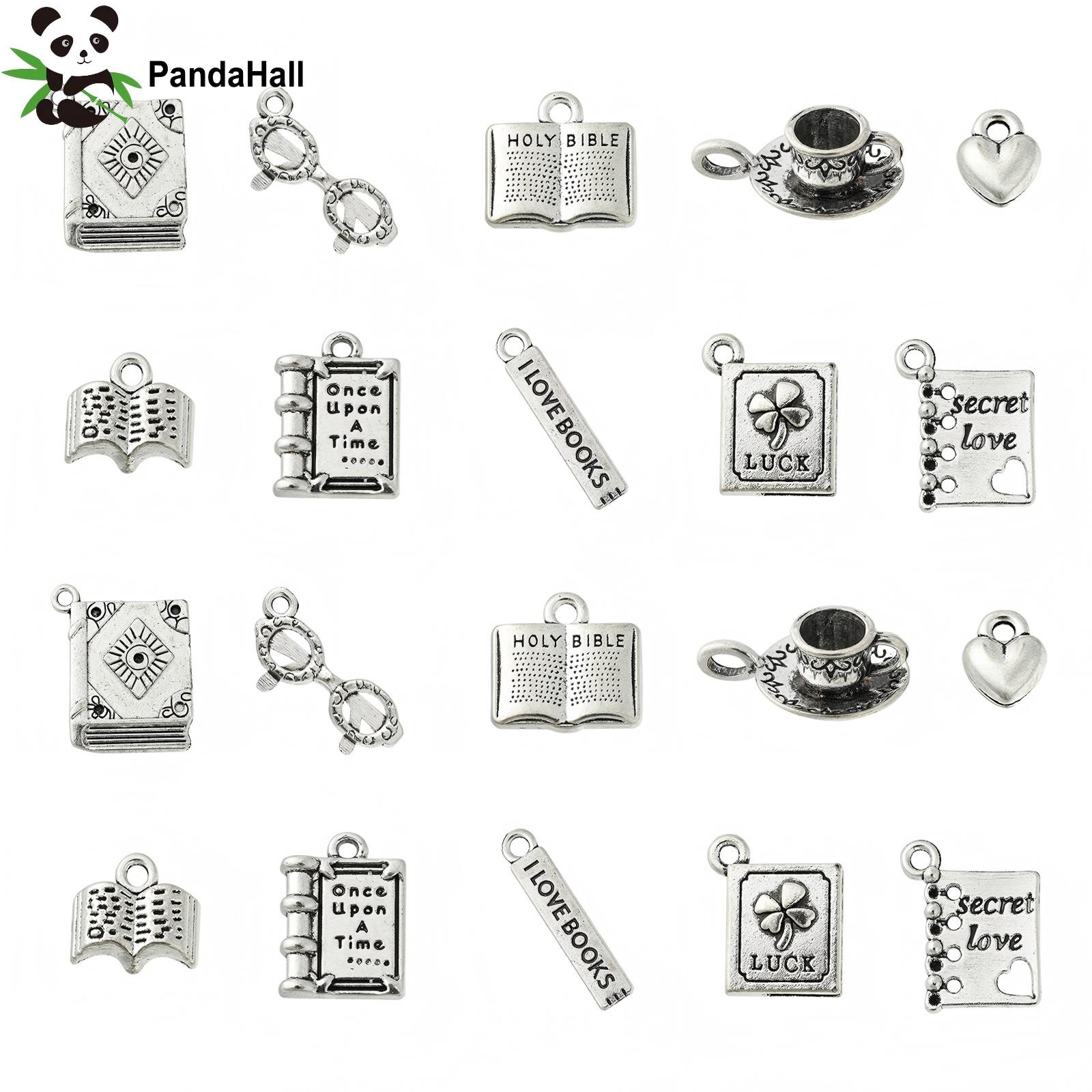 Jewelry Making Books - PandaHall 50Pcs 10 Styles Librarian Charms