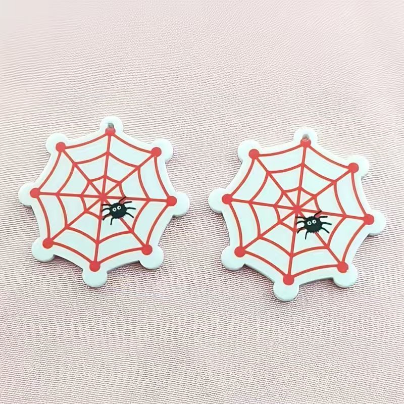 10pcs acrylic Halloween spider - đánh giá và giá Jewelry Making