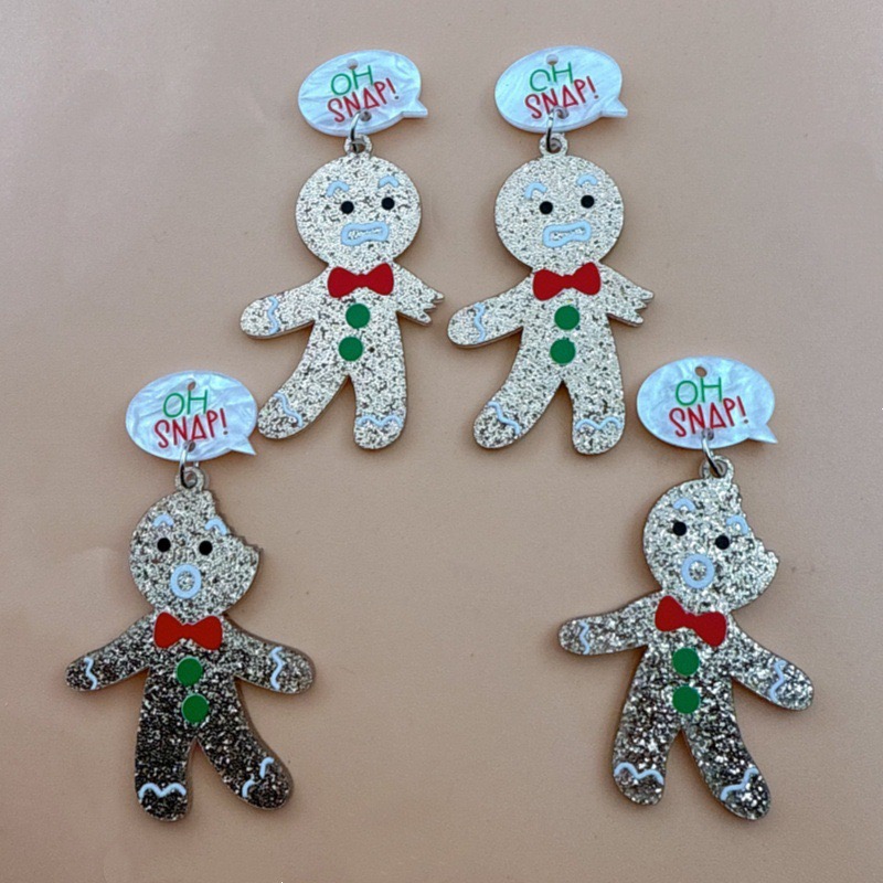 10pcs Cute Christmas Gingerbre - đánh giá và giá Jewelry Making