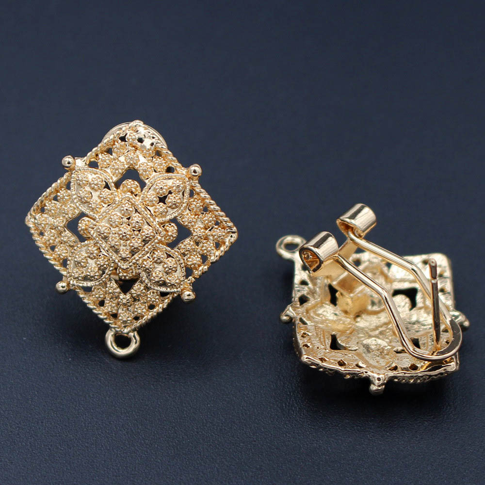 Bông Tai Bài Với Vòng Móc Treo - đánh giá và giá Jewelry Making Dubai