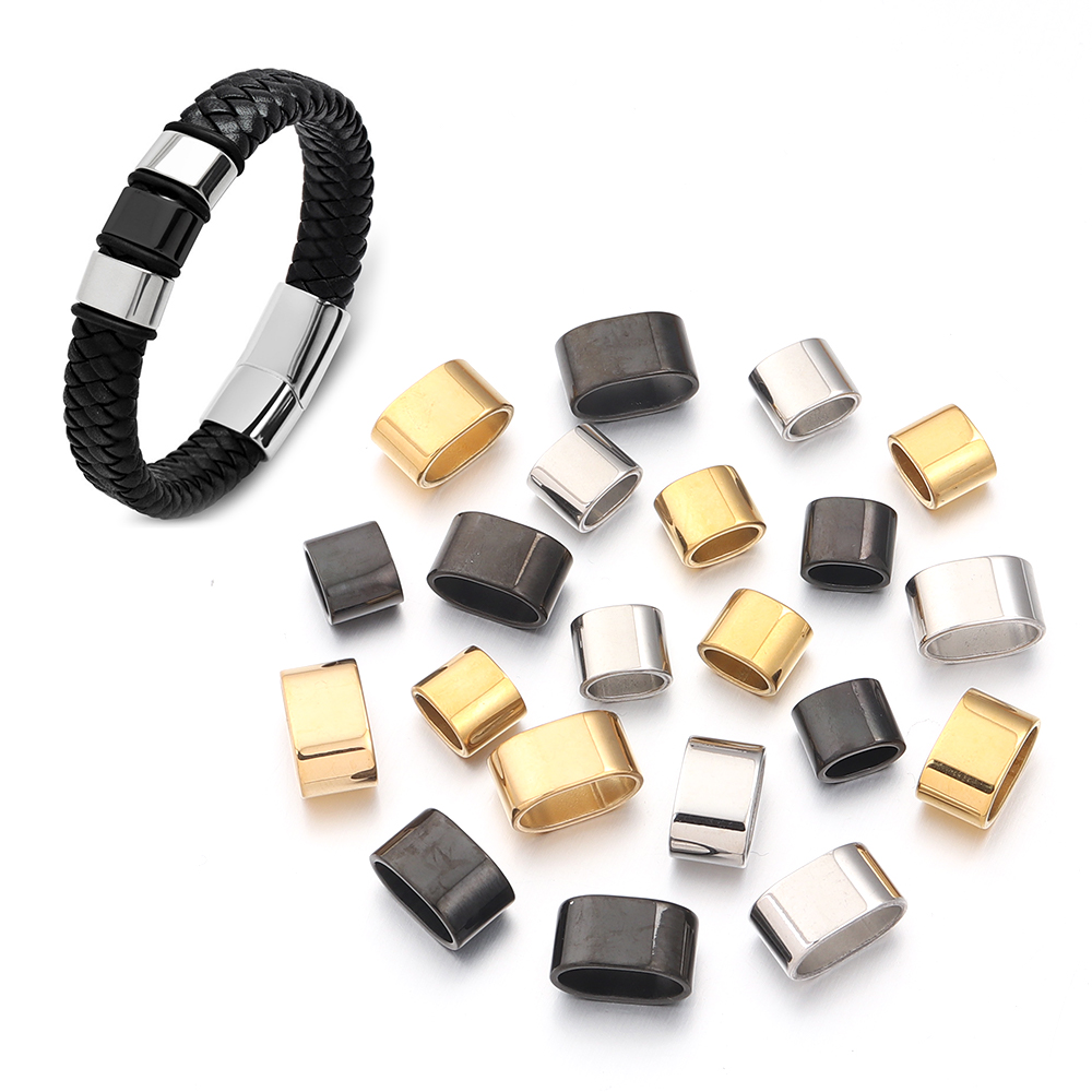 6pcs Flat Stainless Steel Tube - đánh giá và giá Jewelry Making Beads