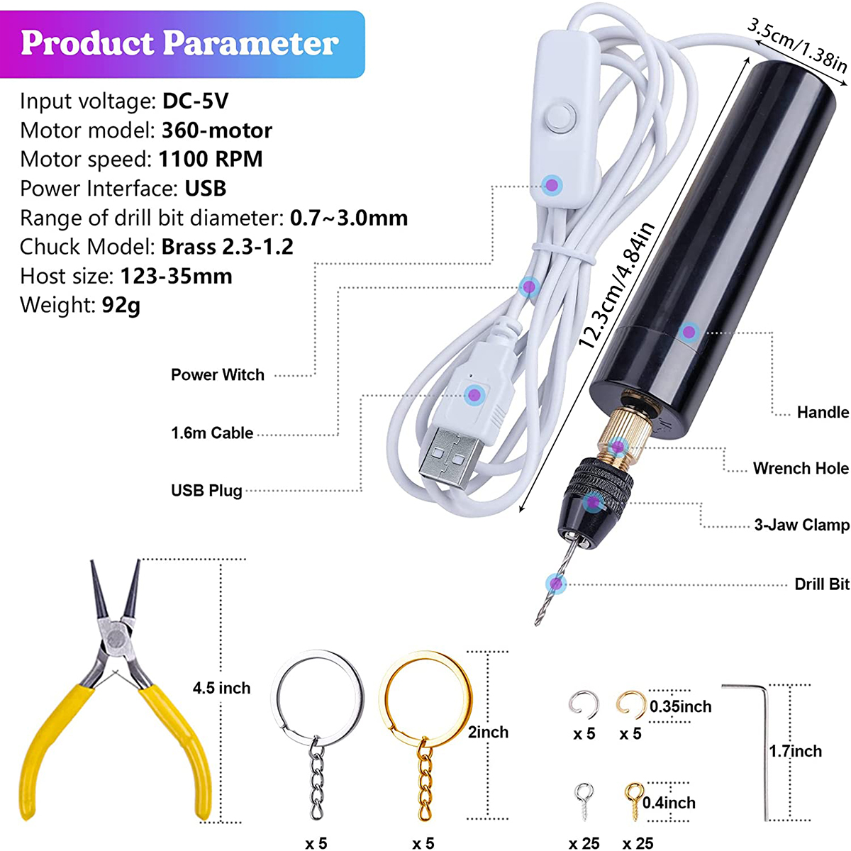 Handheld Mini Electric Drill D - đánh giá và giá Jewelry Making Dc