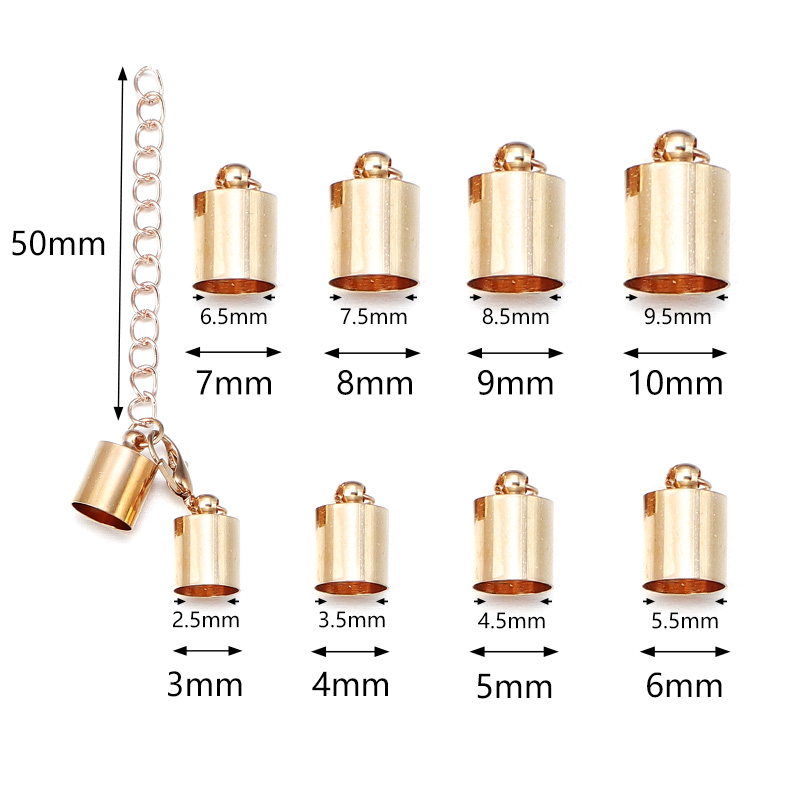 10Sets Leather Cord End Caps W - đánh giá và giá Jewelry Making School
