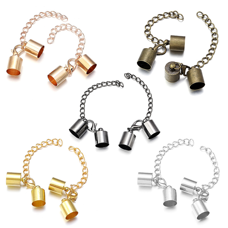 10Sets Leather Cord End Caps W - đánh giá và giá Jewelry Making School