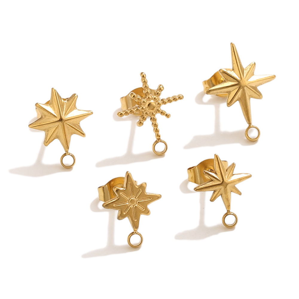 6pcs Stainless Steel Star Earr - đánh giá và giá Jewelry Making Tools