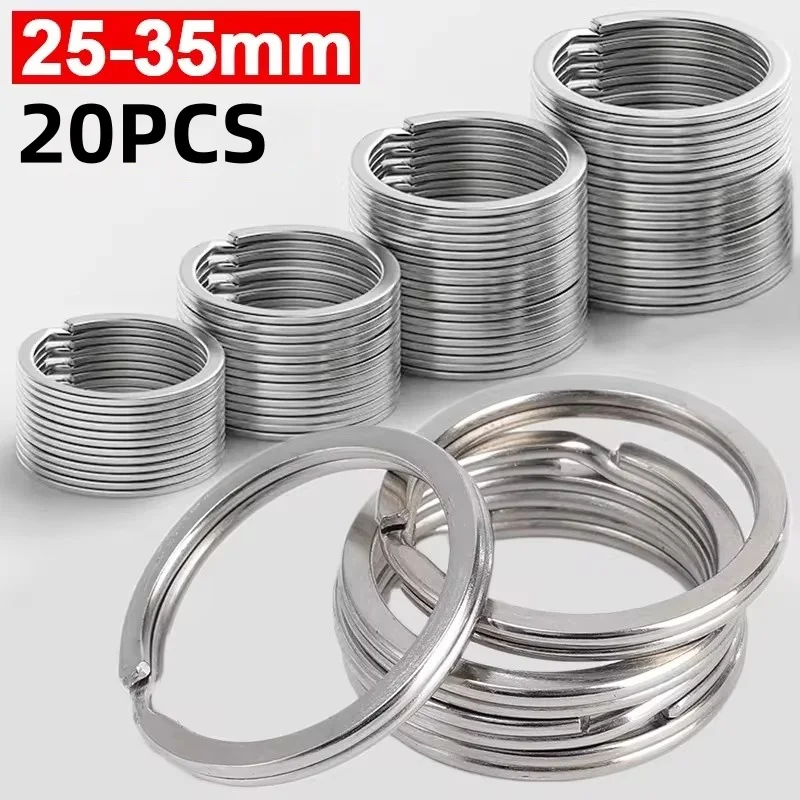 20pcs Stainless Steel Key Ring - đánh giá và giá Jewelry Making