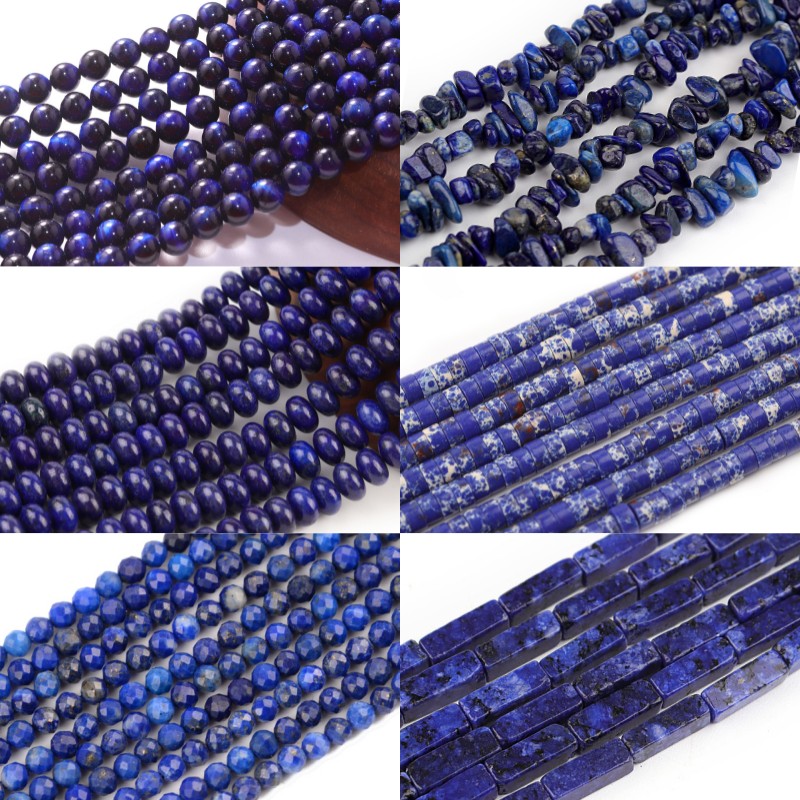 DC Lapis Lazuli Beads Natural  - đánh giá và giá Jewelry Making Dc