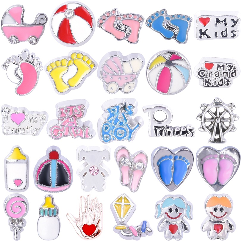 40PC/lot baby boy girl floatin - đánh giá và giá Jewelry Making Books