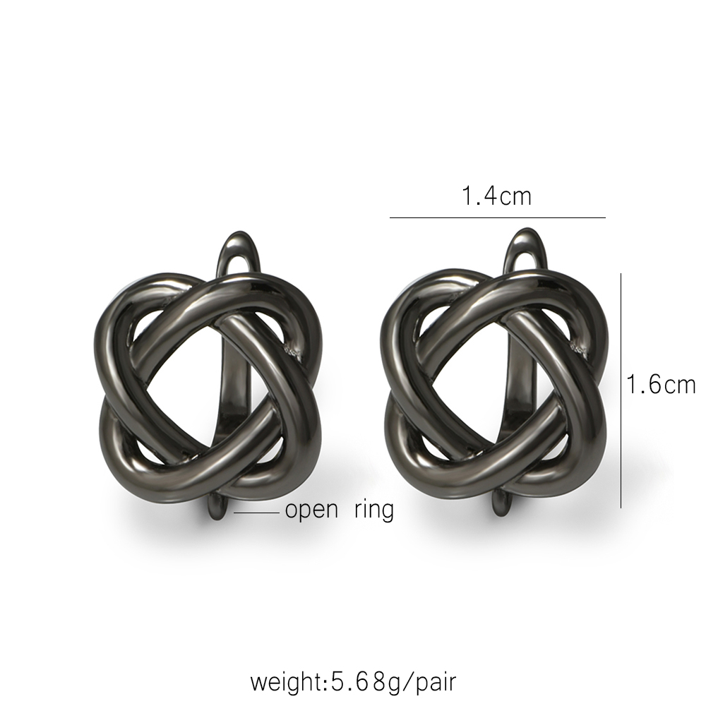 YANASI 1 Pair Gun Black  Brass - đánh giá và giá Jewelry Making School