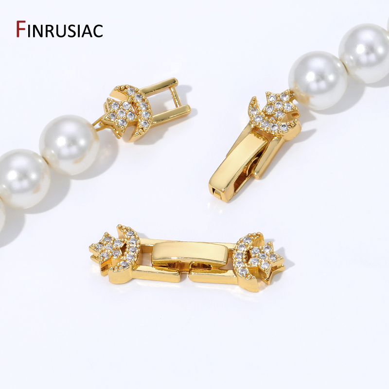 18K Gold Plated Brass Pearl Cl - đánh giá và giá Jewelry Making Beads