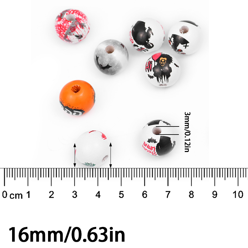 16mm 40-10PCS Halloween BOOM G - đánh giá và giá Jewelry Making Ideas With Beads