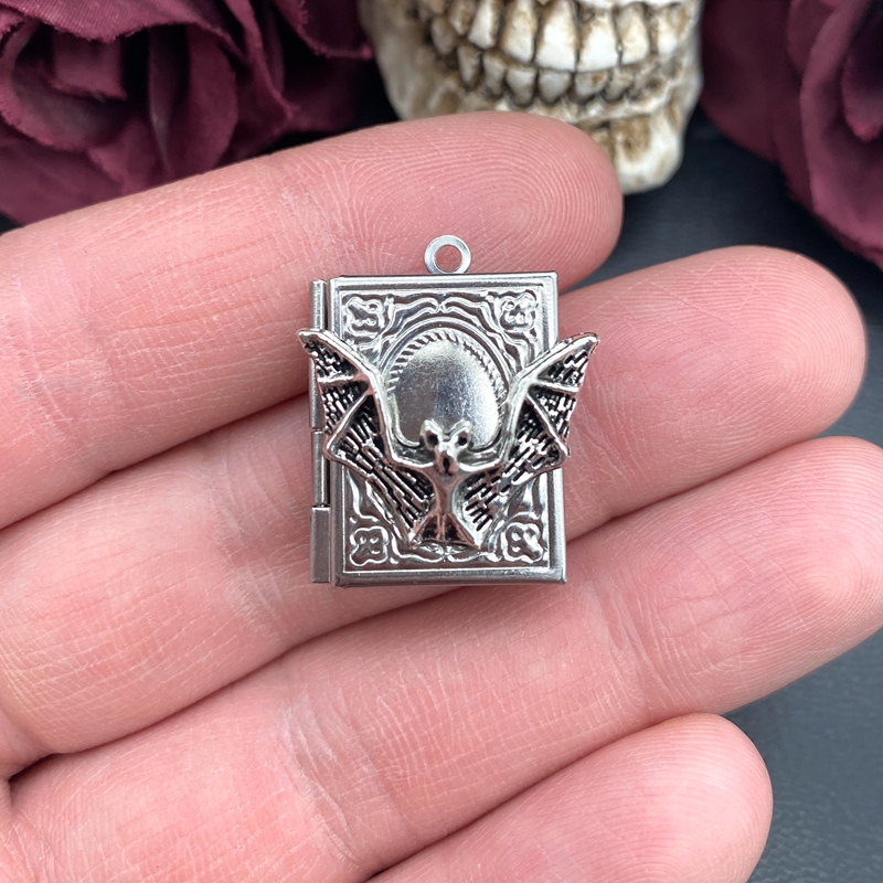 2pcs 27*22mm Bat Book Locket C - đánh giá và giá Jewelry Making Books