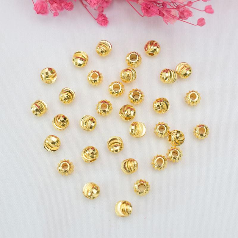 Shiny Gold Plated Faceted Spac - đánh giá và giá Jewelry Making Ideas With Beads