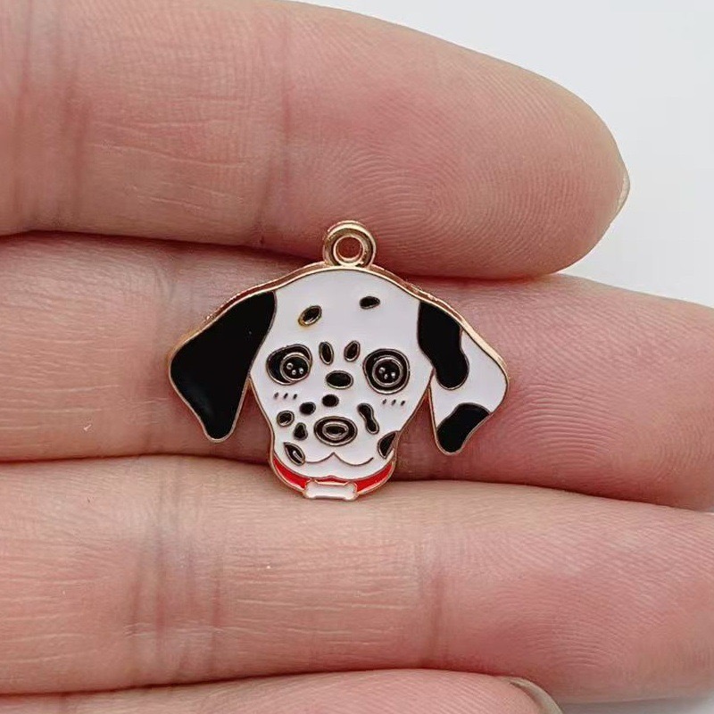 12pcs cartoon pet spotted dog  - đánh giá và giá Jewelry Making