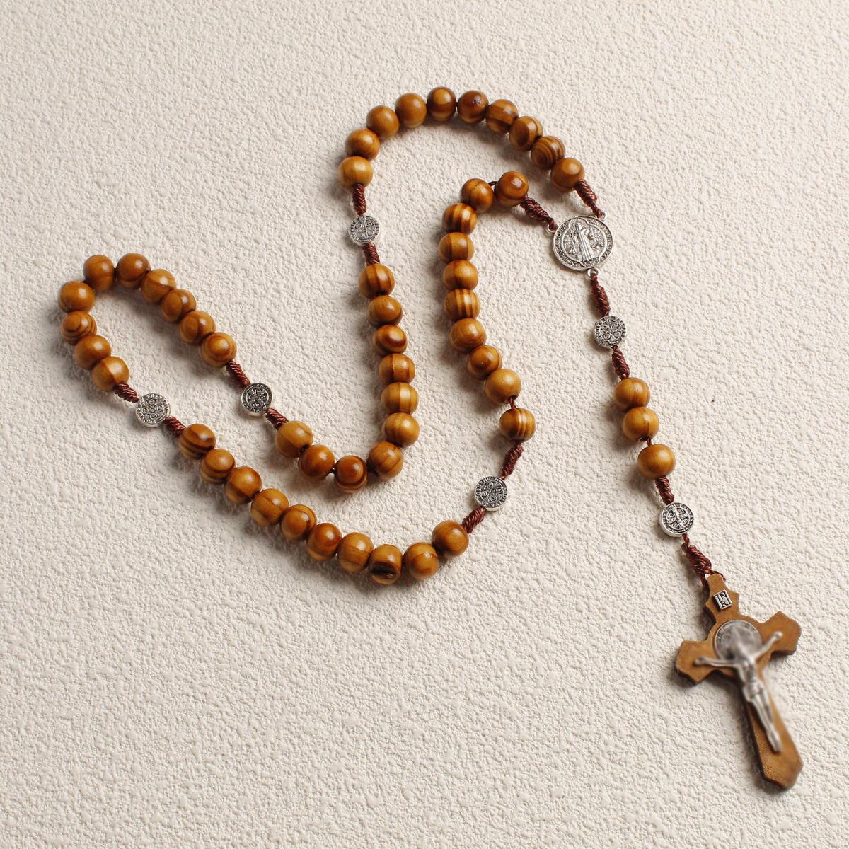 Wooden Beaded Cross Pendant Ne - đánh giá và giá Jewelry Making Ideas With Beads
