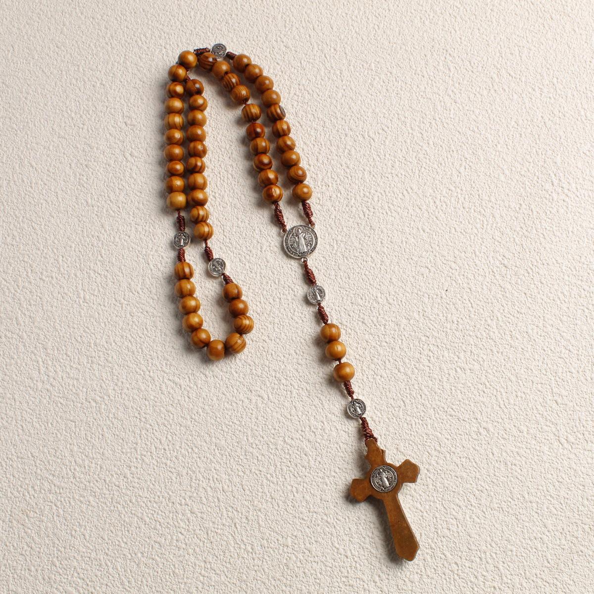 Wooden Beaded Cross Pendant Ne - đánh giá và giá Jewelry Making Ideas With Beads