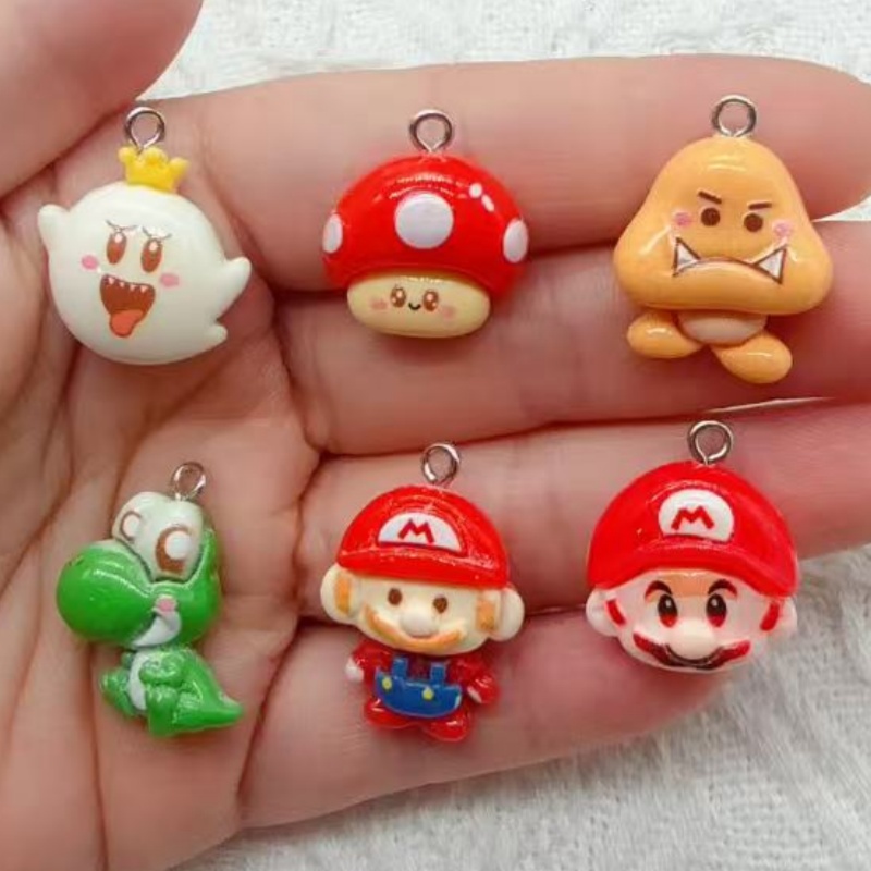 10pcs resin cartoon pendant, D - đánh giá và giá Jewelry Making