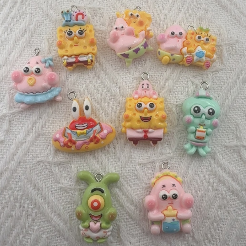 10pcs cartoon resin pendant, D - đánh giá và giá Jewelry Making