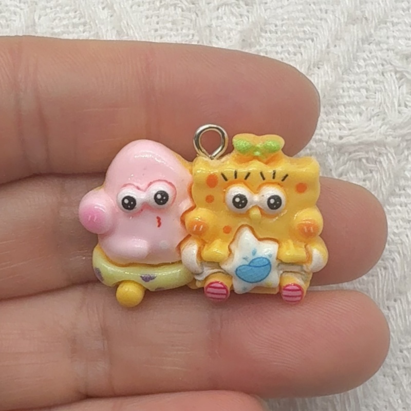 10pcs cartoon resin pendant, D - đánh giá và giá Jewelry Making
