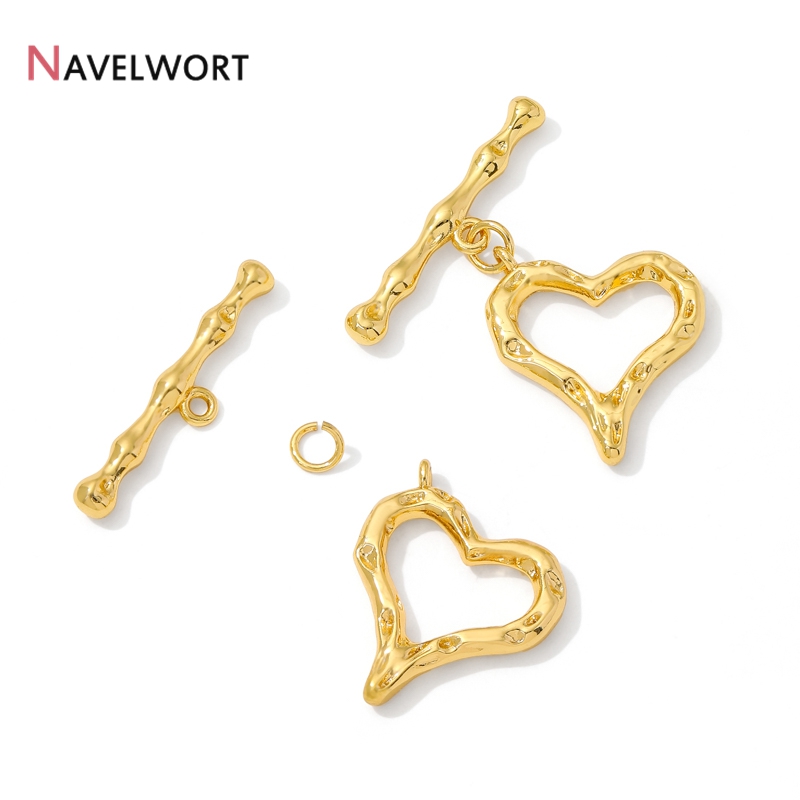 18K Gold Plated Heart Shape OT - đánh giá và giá Jewelry Making Metal