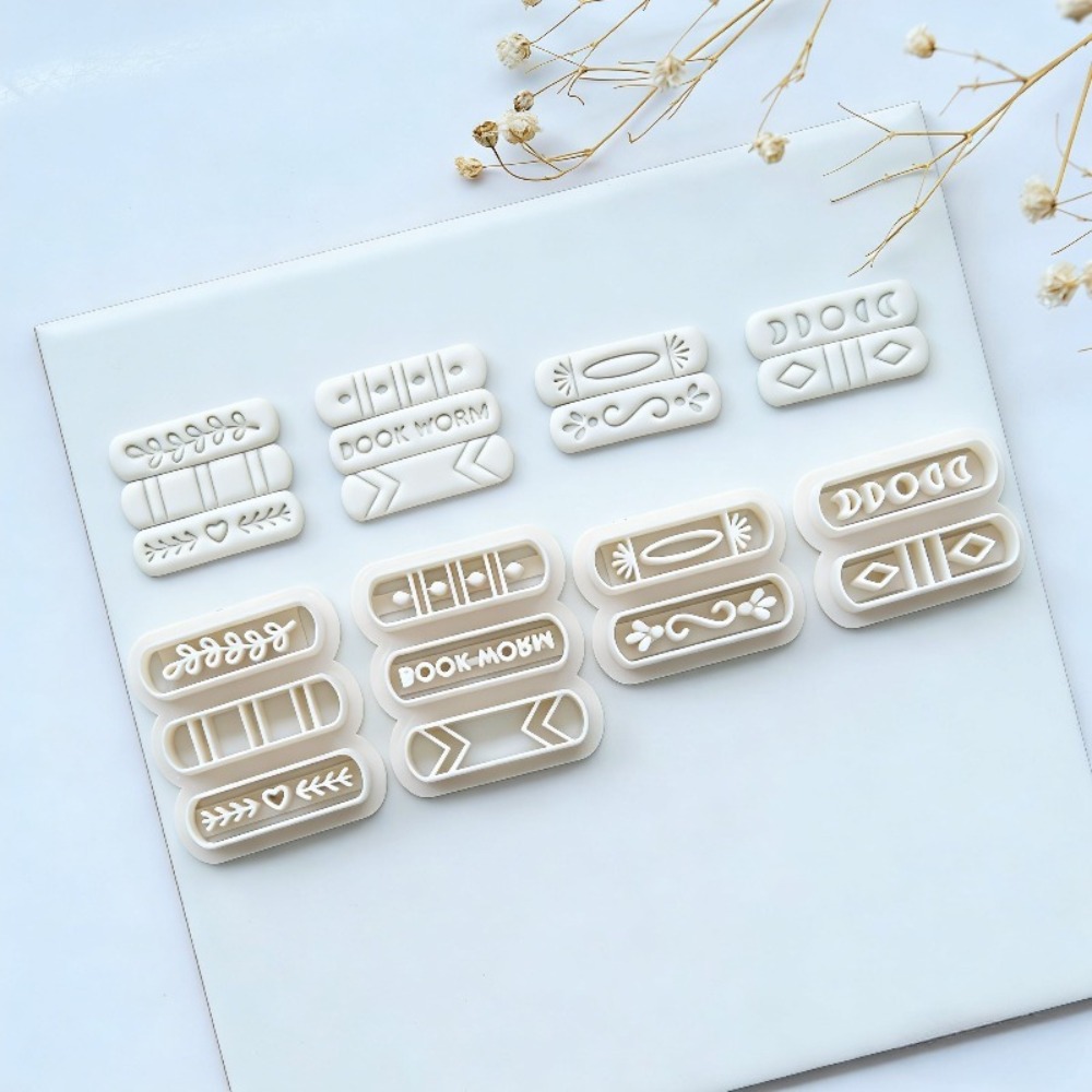 7pcs/set Book Stack Themed Pol - đánh giá và giá Jewelry Making Books