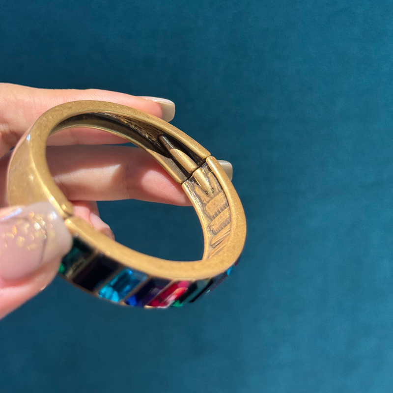 Vintage Crystal Bangle Colorfu - đánh giá và giá Jewelry Making Dubai