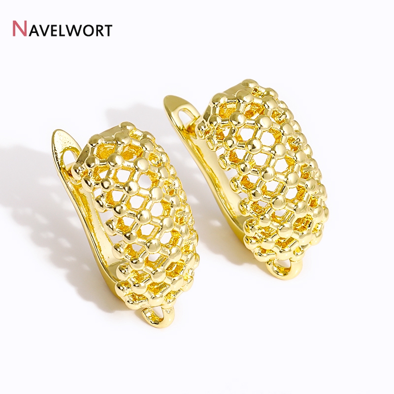 18K Gold Plated Brass  Hollow  - đánh giá và giá Jewelry Making Metal