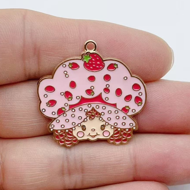 10pcs Cute Little Girl Enamel  - đánh giá và giá Jewelry Making