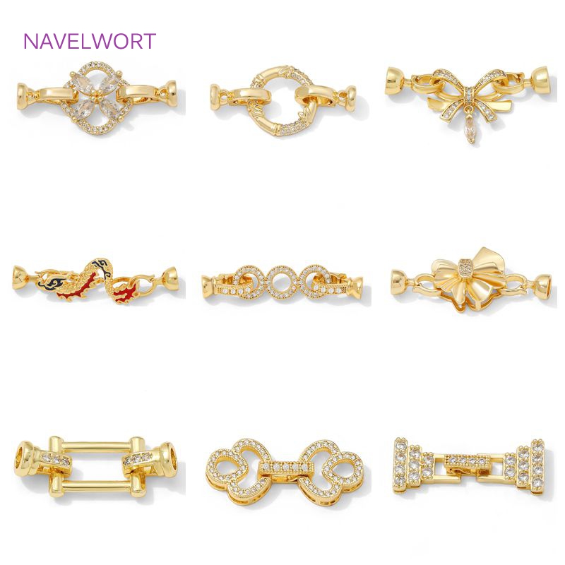 1/2Pcs 14K Gold Plated Pearl C - đánh giá và giá Jewelry Making Metal