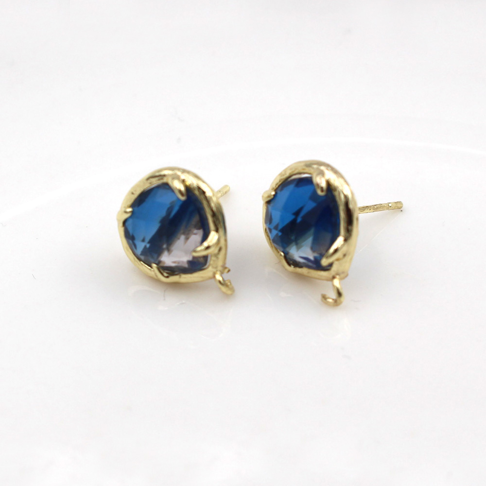 10pair Heart Shape Blue Red Cr - đánh giá và giá Jewelry Making Dubai